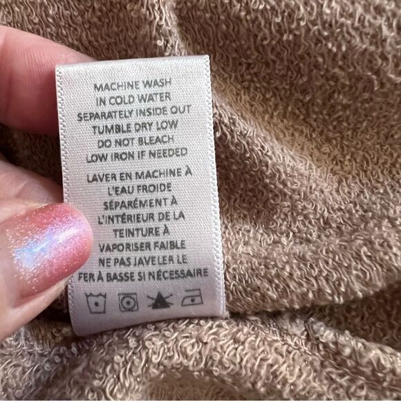 Anthropologie casual cotton sleeveless Barcelona Dress beige/taupe medium NWT - Picture 14 of 16